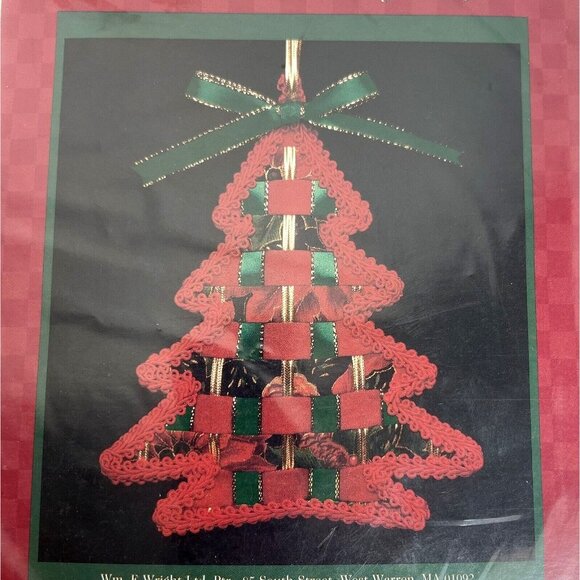 Wrights Pin Weaving Ornament Kit Christmas Tree Holiday Vintage #194-306-999 - Picture 7 of 10